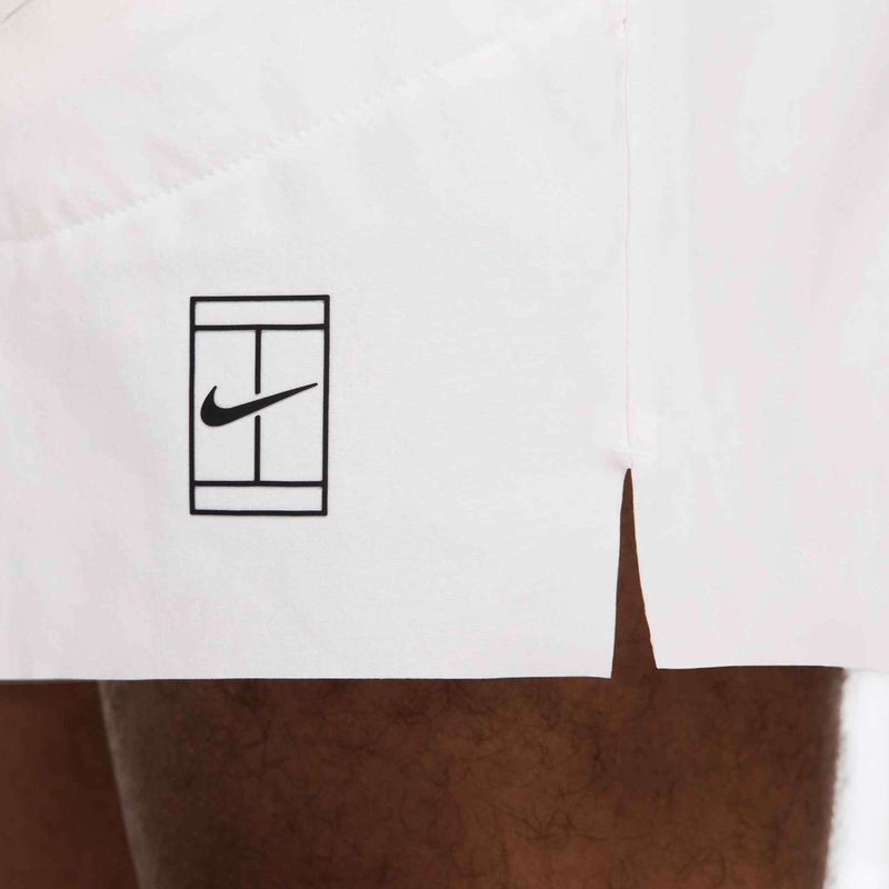 Férfi tenisz rövidnadrág Nike Court Dri-Fit Advantage 6" white/black 6