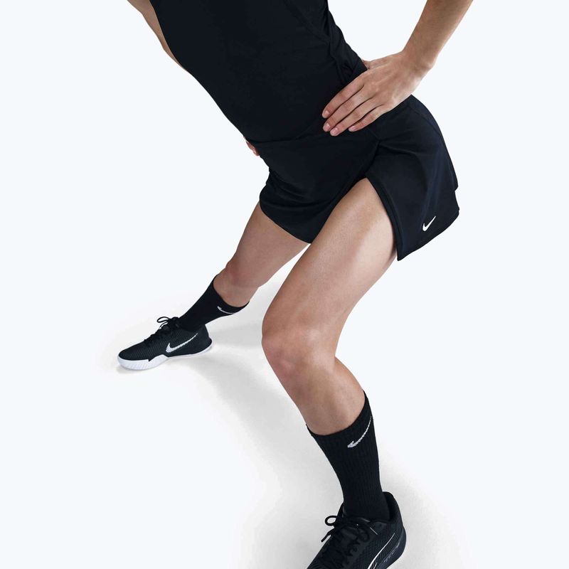 Teniszszoknya Nike Victory Dri-Fit Straight Black/White 5