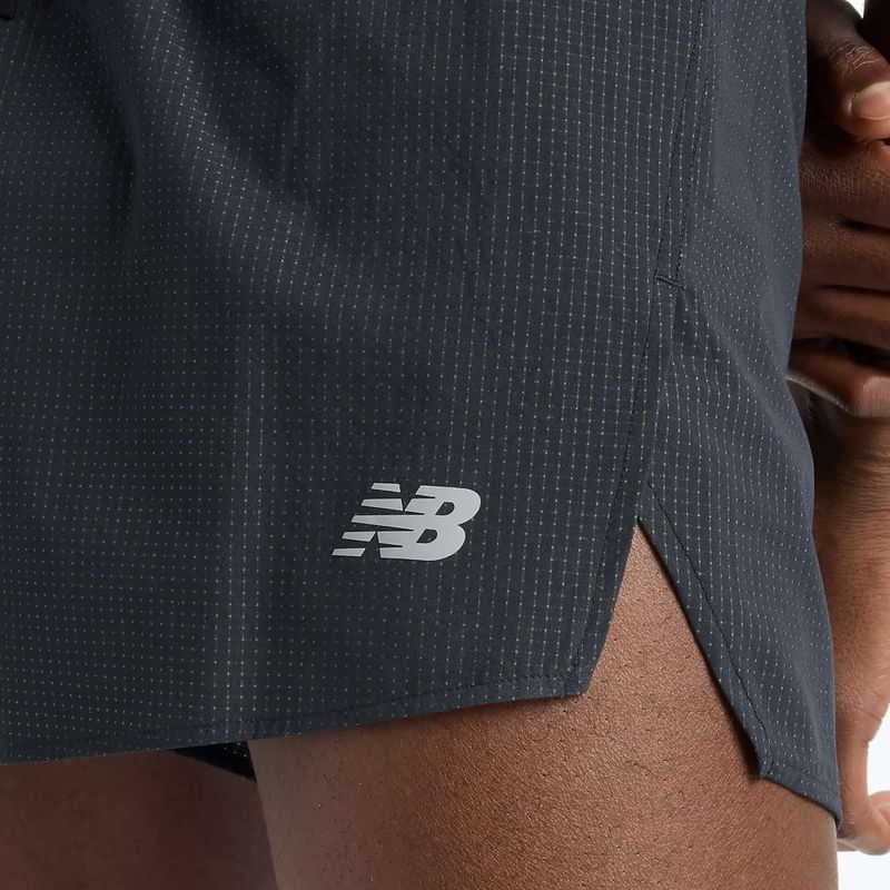 Férfi New Balance Rc Ultra Light Split 3" futó rövidnadrág fekete 5