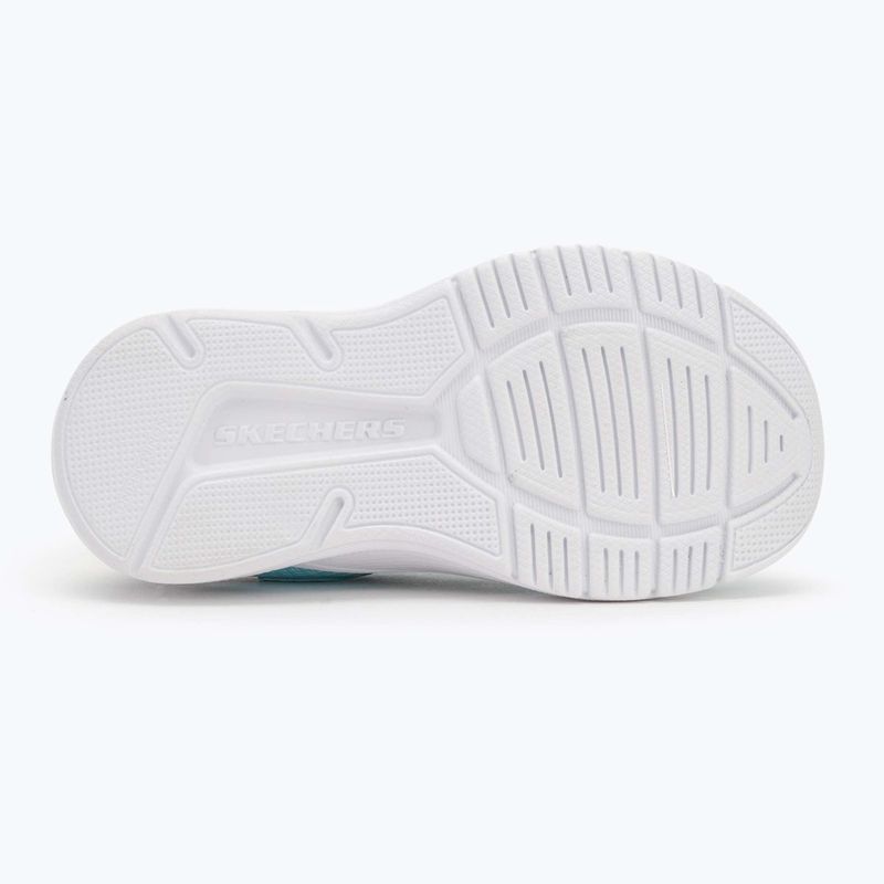 SKECHERS Microspec Advance aqua/lila gyermekcipő 4