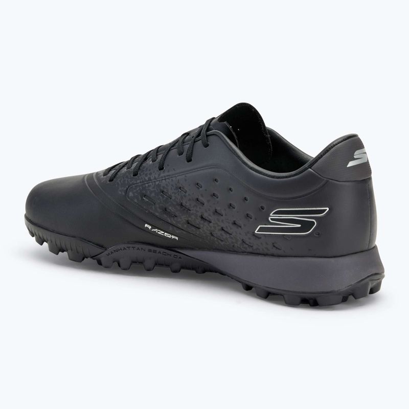 Skechers Razor Academy Gold 1.5 TF fekete/ezüst férfi futballcipő 3