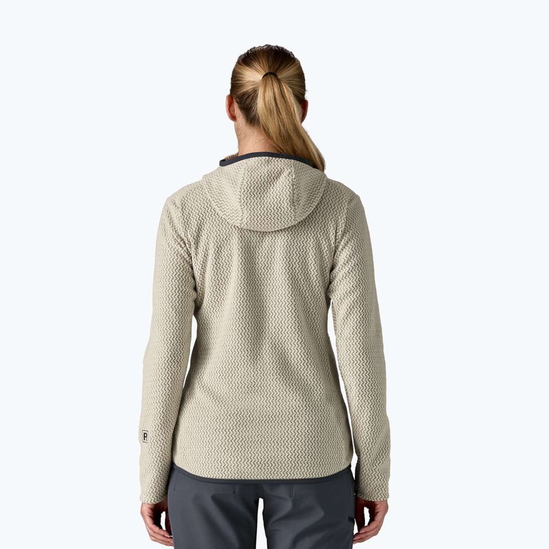 Női Patagonia R1 Air Full-Zip Fleece Hoody gyapjú fehér 2