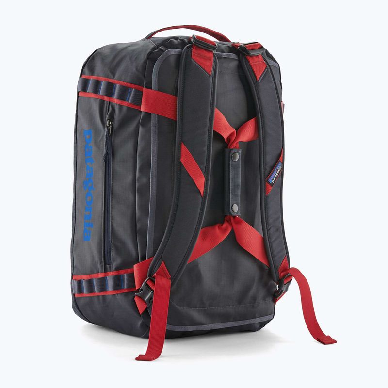 Patagonia Black Hole Duffel utazótáska 40 l smulder blue/amanita red 2