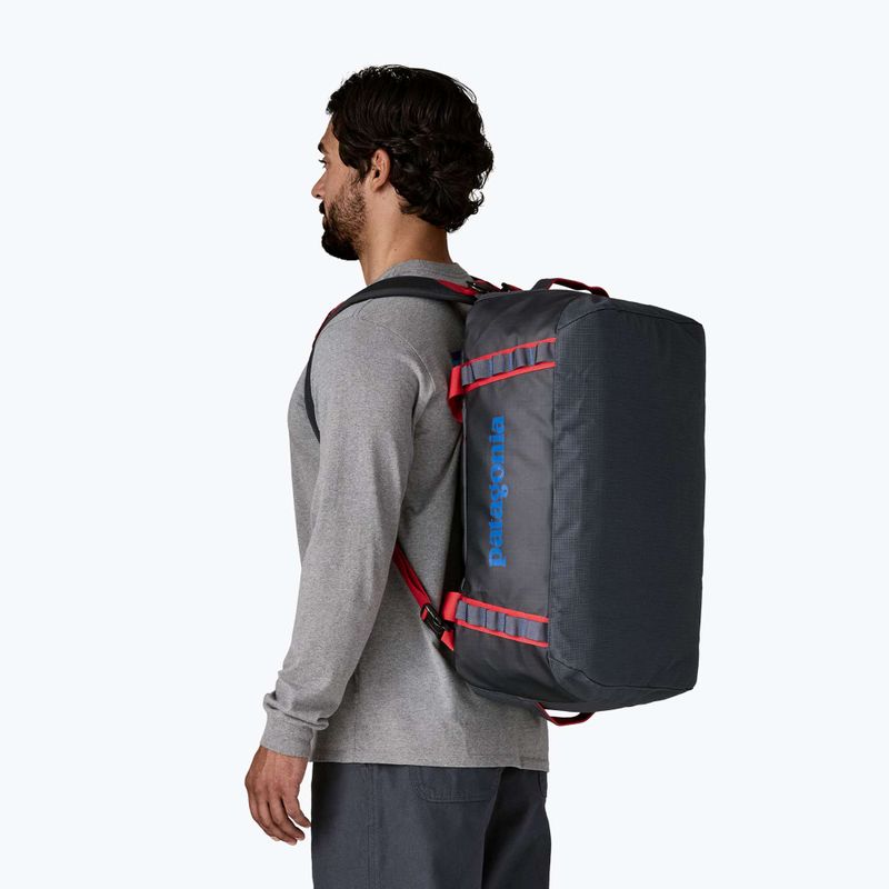 Patagonia Black Hole Duffel utazótáska 40 l smulder blue/amanita red 3