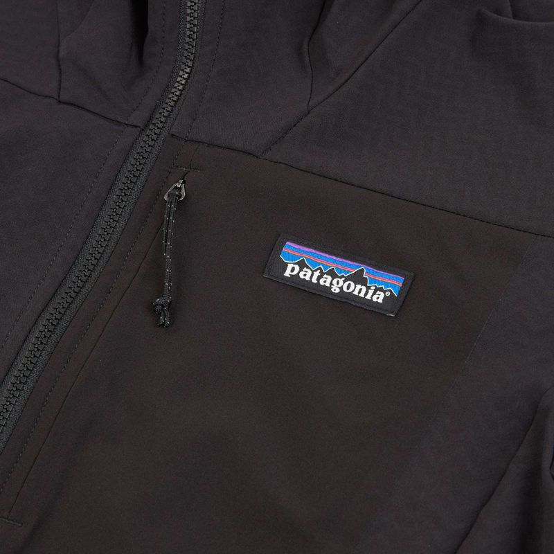 Női softshell dzseki  Patagonia R1 CrossStrata Hoody black 3