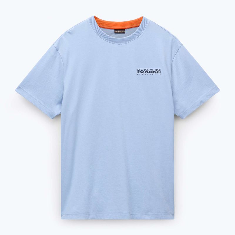 Férfi Napapijri S-Sovana puha chambray póló I83 5
