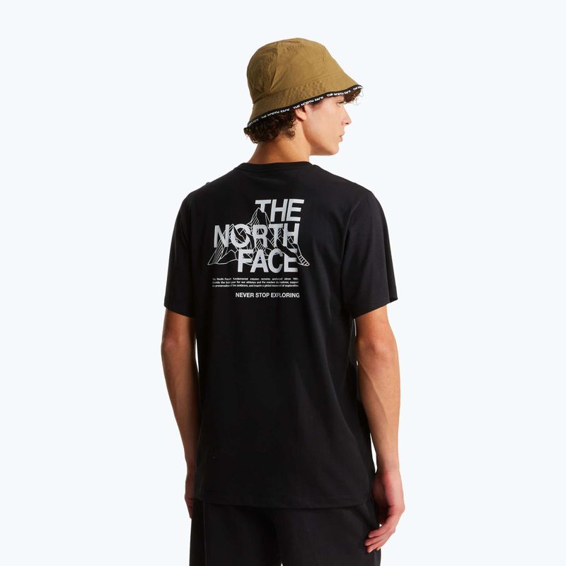 The North Face Mountain Sketch Regular férfi póló tnf black 3