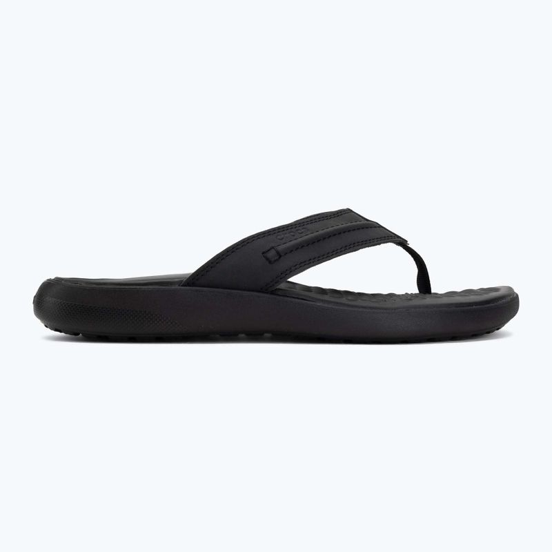 Papucsok Crocs Yukon Vista II Leather black/black 2