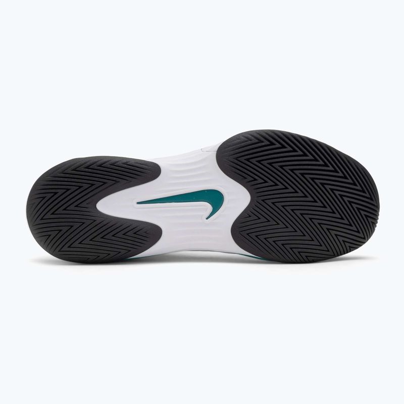Férfi teniszcipő Nike Vapor 12 fehér / fekete / ragyogó smaragdzöld 4