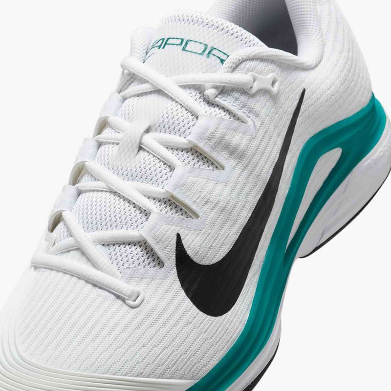 Férfi teniszcipő Nike Vapor 12 fehér / fekete / ragyogó smaragdzöld 8