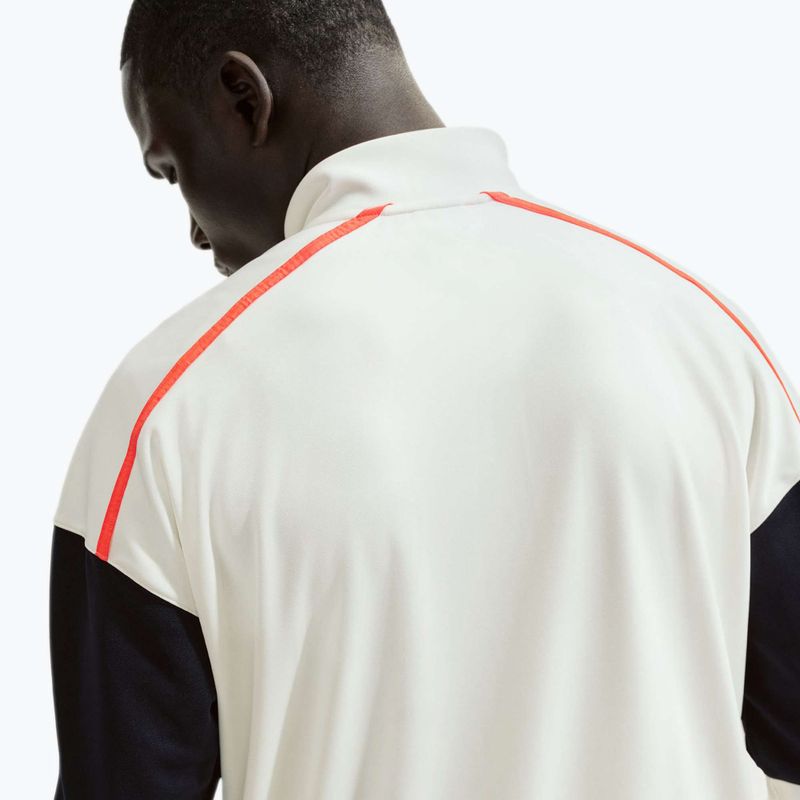 Férfi tenisz pulóver Nike Court Heritage sail/turf orange 5