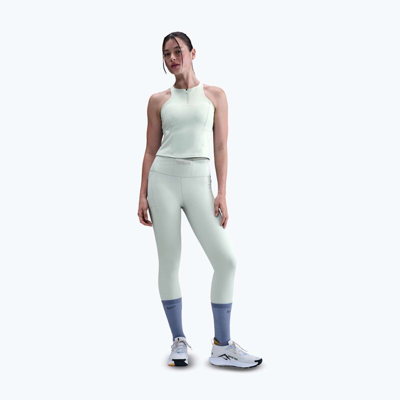 Női póló Nike Trail Medium Support Sports Bra Tank Top light silver 2