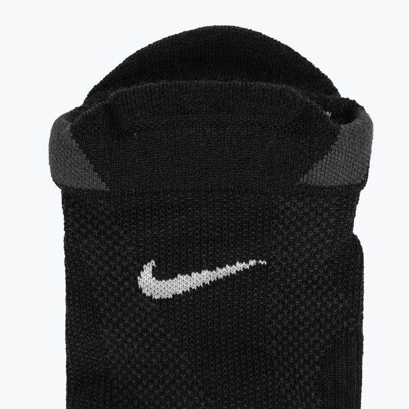 Zoknik Nike Running No-Show Wool black/dark smoke grey/light smoke grey 3