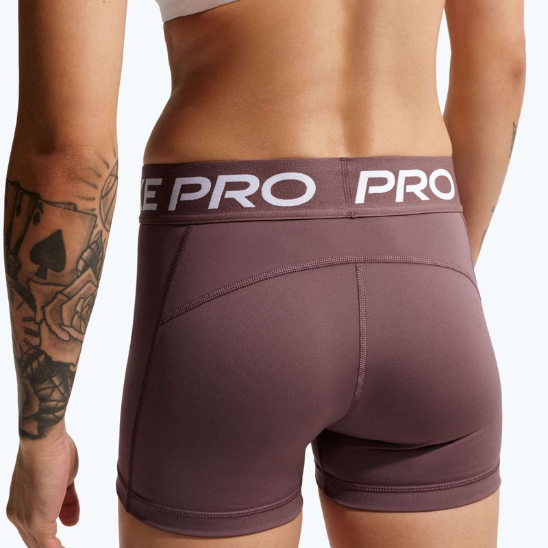 Női rövidnadrág Nike Pro Mid-Rise Biker 3" tattoo/white 5