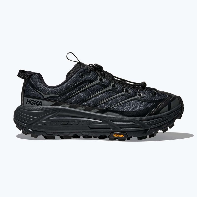 Cipők HOKA Mafate Three 2 Wordmark Black/Outer Orbit 2