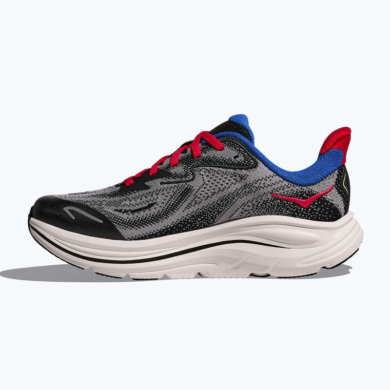 Gyerek futócipők HOKA Clifton 10 foggy grey/black 3