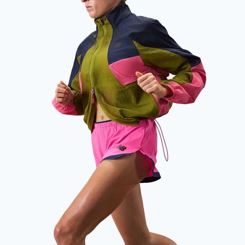 Női futóshort New Balance Run Essentials 3" pink heat 2