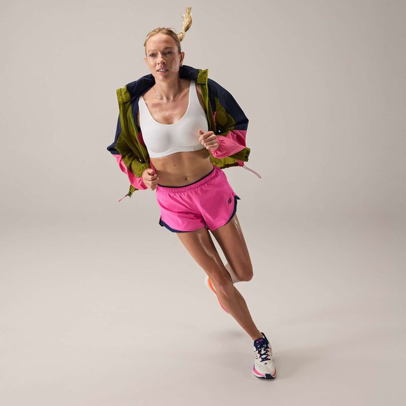 Női futóshort New Balance Run Essentials 3" pink heat 5