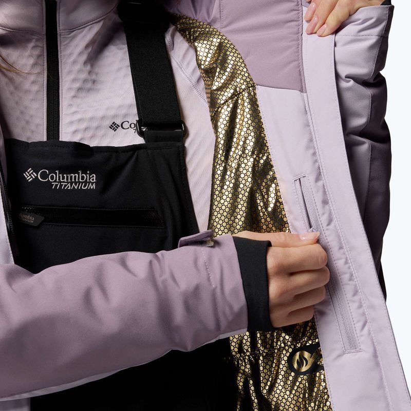 Női síkabát Columbia Highland Summit III Insulated lavender pearl/shale purple 10
