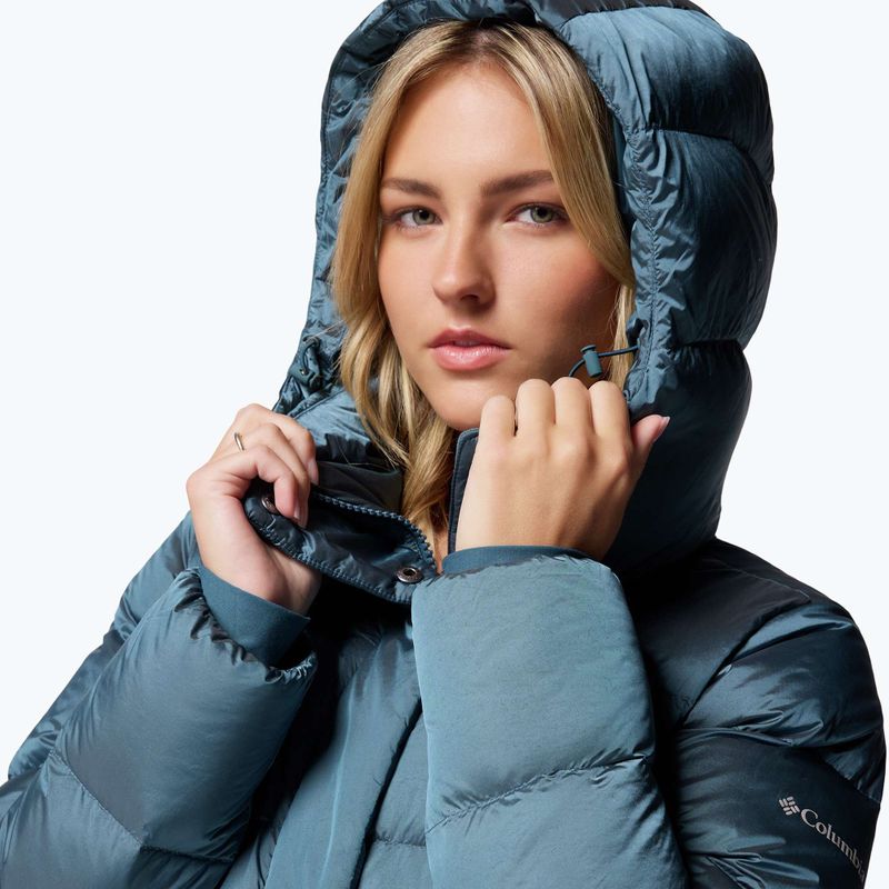 Női pehelydzseki Columbia Amaze Puff Hooded everblue high shine 6