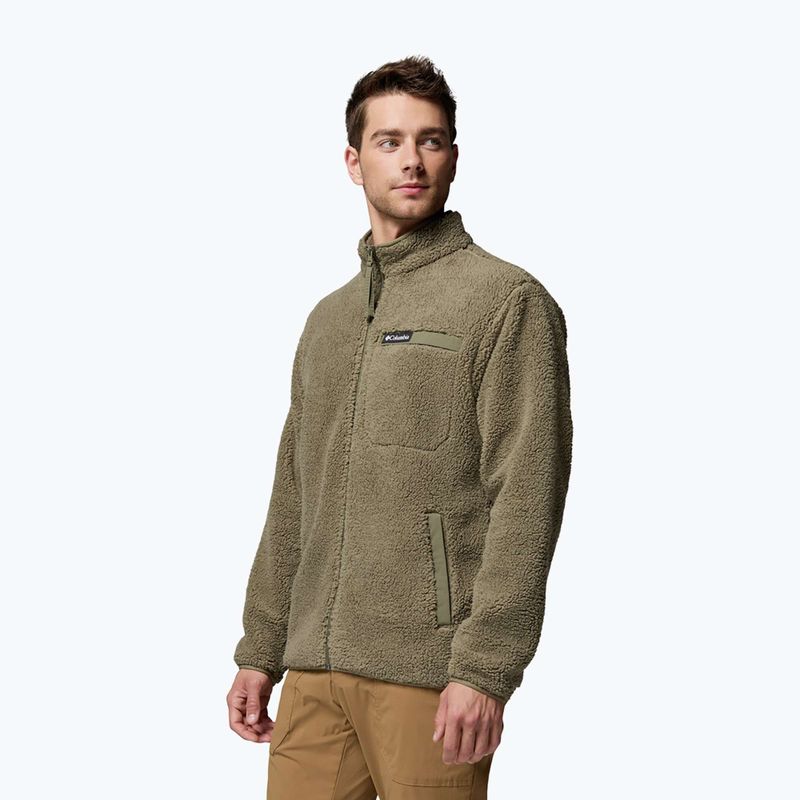 Férfi polárdzseki Columbia Rugged Ridge High Pile Full Zip stone green 4