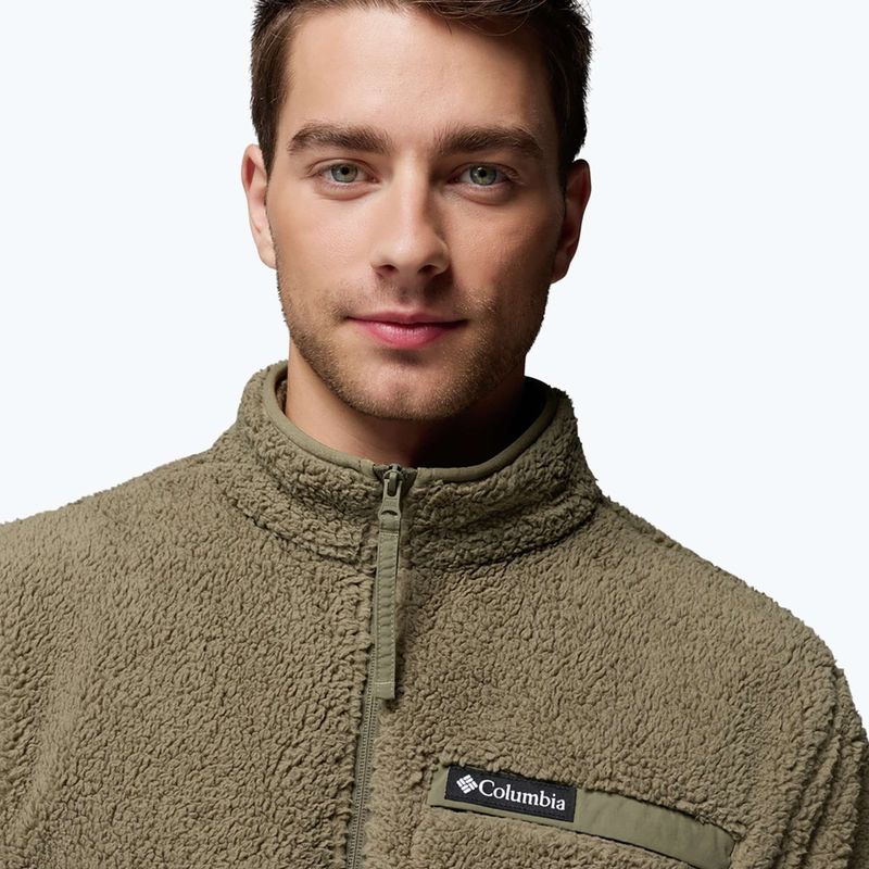 Férfi polárdzseki Columbia Rugged Ridge High Pile Full Zip stone green 5