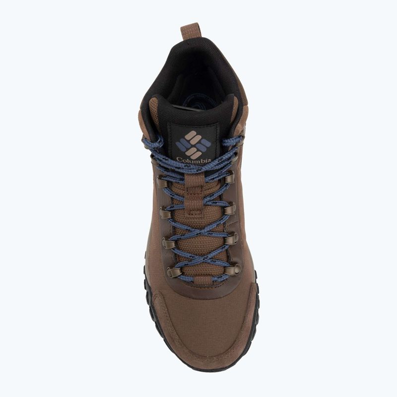 Férfi cipő Columbia Burnsider Waterproof dark brown/dark mountain 5