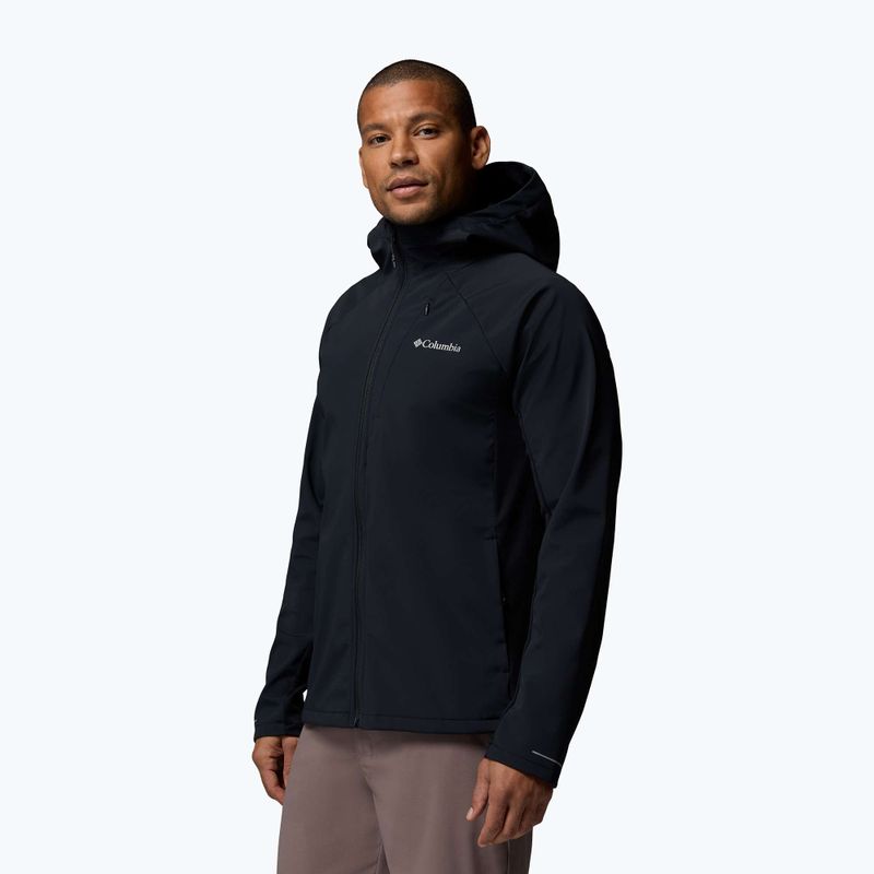 Férfi softshell dzseki Columbia Trailborne black 4
