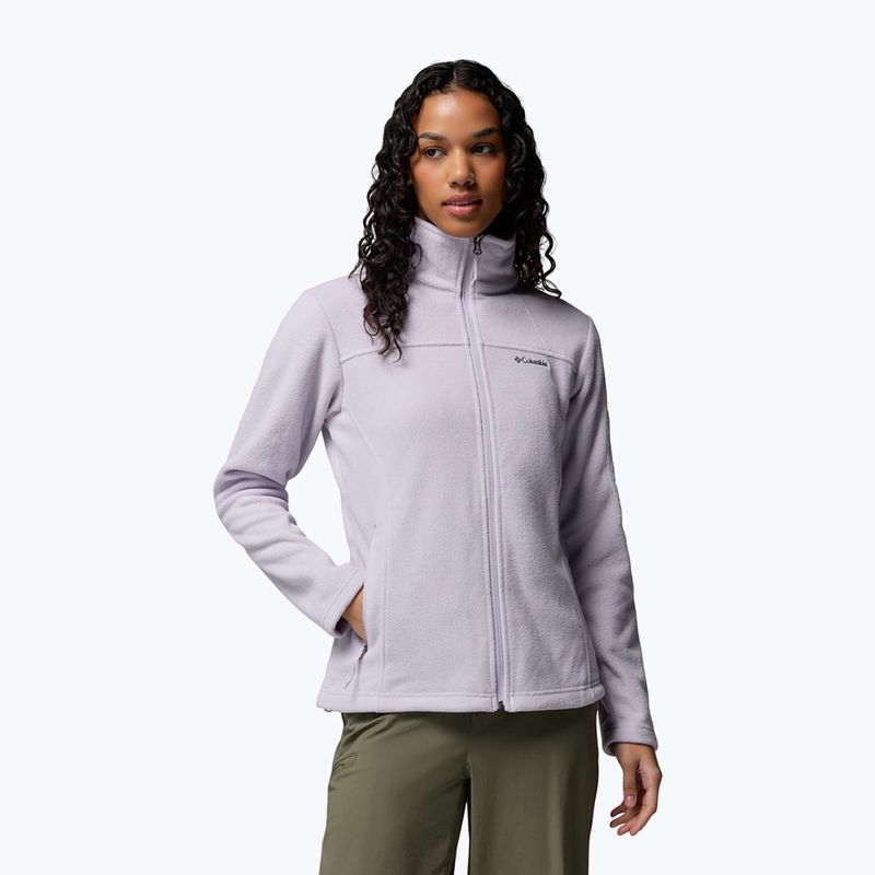 Női polár pulóver Columbia Fast Trek II lavender pearl 5
