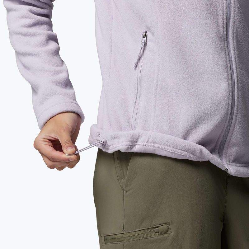 Női polár pulóver Columbia Fast Trek II lavender pearl 6