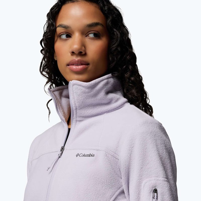 Női polár pulóver Columbia Fast Trek II lavender pearl 7