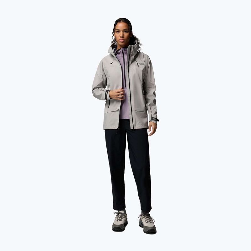 Női softshell dzseki Columbia Saudan Pro 3L flint grey 2