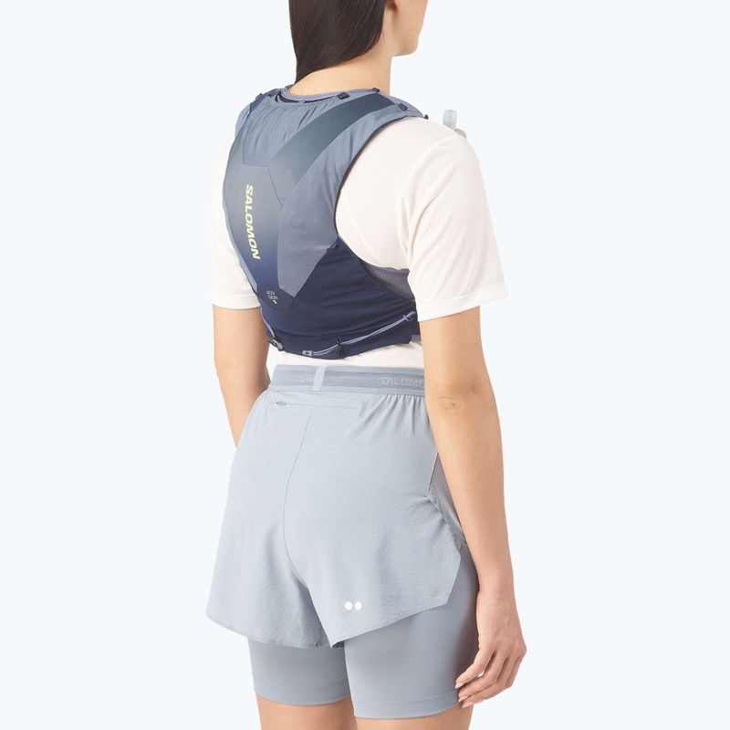 Futó mellény Salomon ADV SKIN 5 Gradient Set maritime blue/gray 4