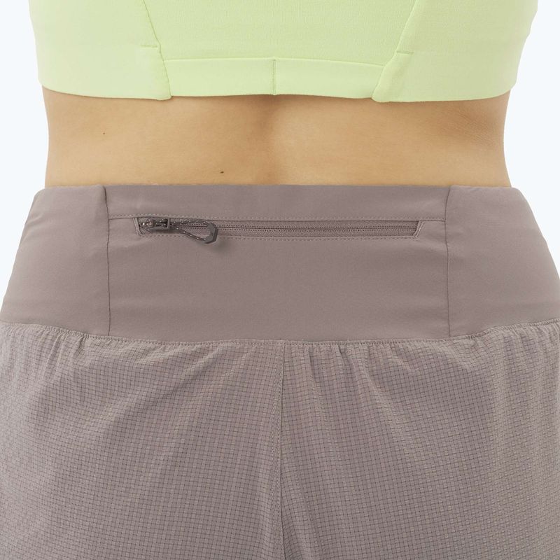Női futóshort Salomon Sense Aero Stow 4" iron 5