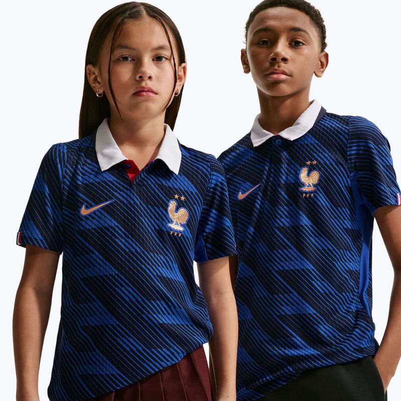Gyerek focimez Nike FFF 2026/27 Match Home game royal/metallic copper 4