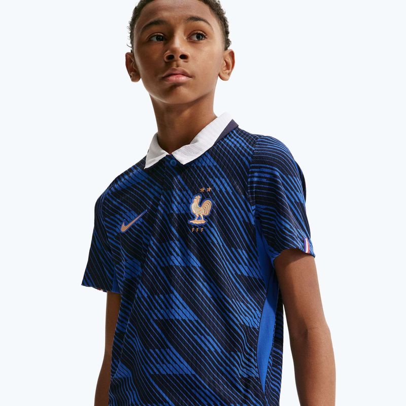 Gyerek focimez Nike FFF 2026/27 Match Home game royal/metallic copper 7