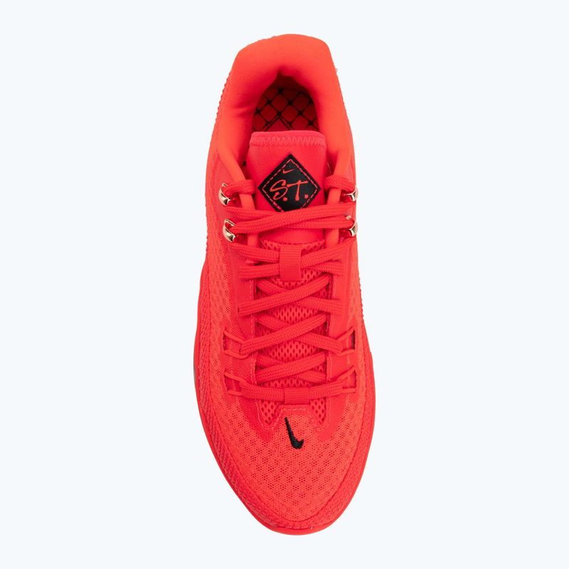 Férfi kosárlabdacipő Nike Street Flare bright crimson/gum light brown/black 5