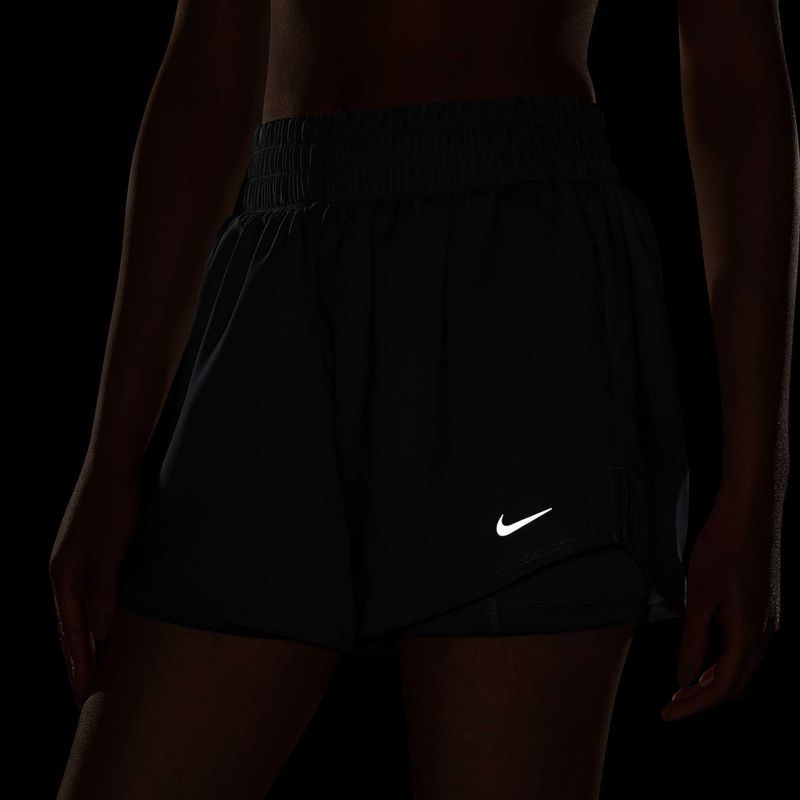 Női rövidnadrág Nike One Dri-Fit High-Waisted 3" 2In1 smoke grey/heather/white 5