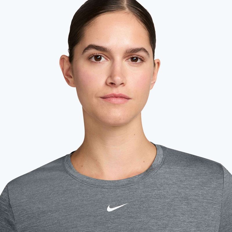 Női póló Nike One Classic Dri-Fit smoke grey/heather/white 3