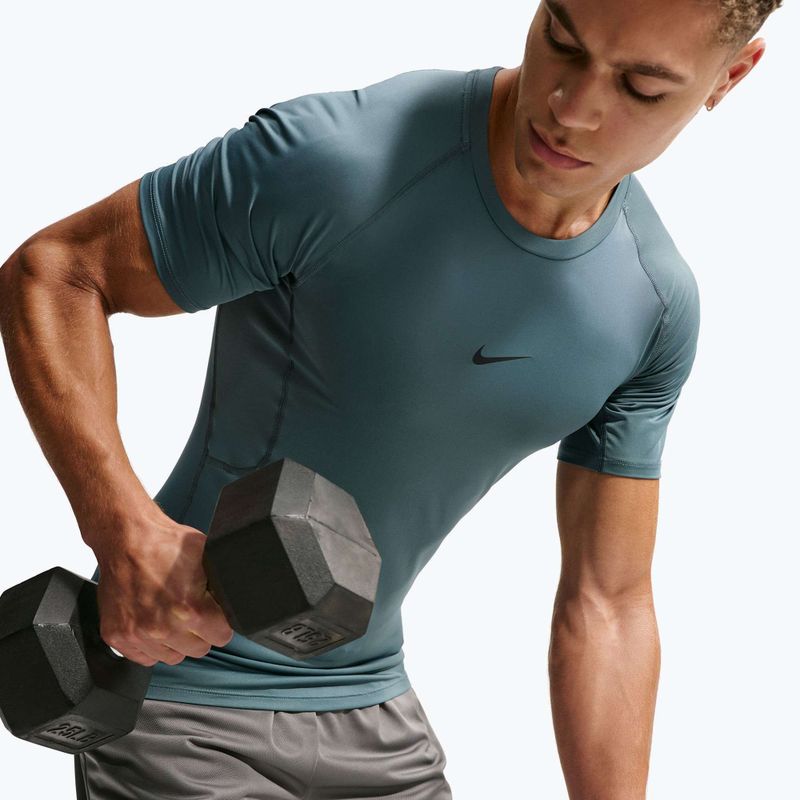 Férfi edzőpóló Nike Pro Dri-Fit Tight Fitness mineral slate/black 6
