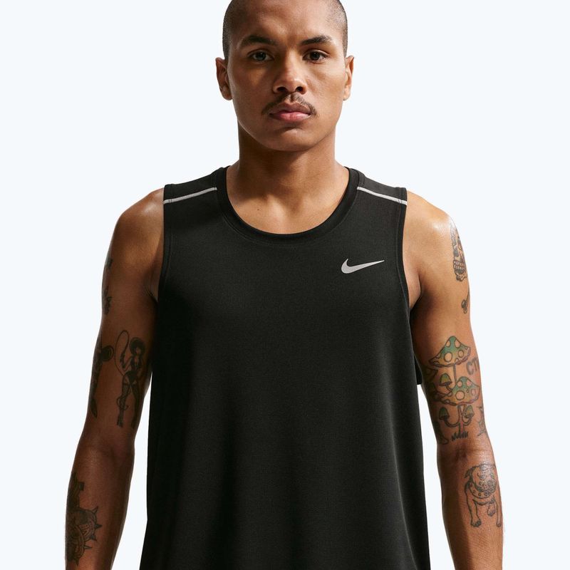 Férfi futópóló Nike Miler Dri-Fit black 4