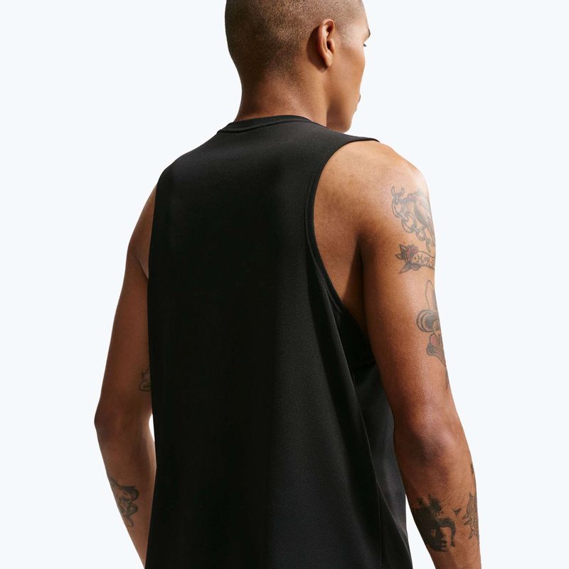 Férfi futópóló Nike Miler Dri-Fit black 5