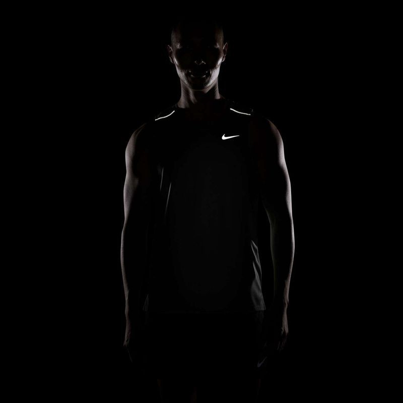Férfi futópóló Nike Miler Dri-Fit black 7
