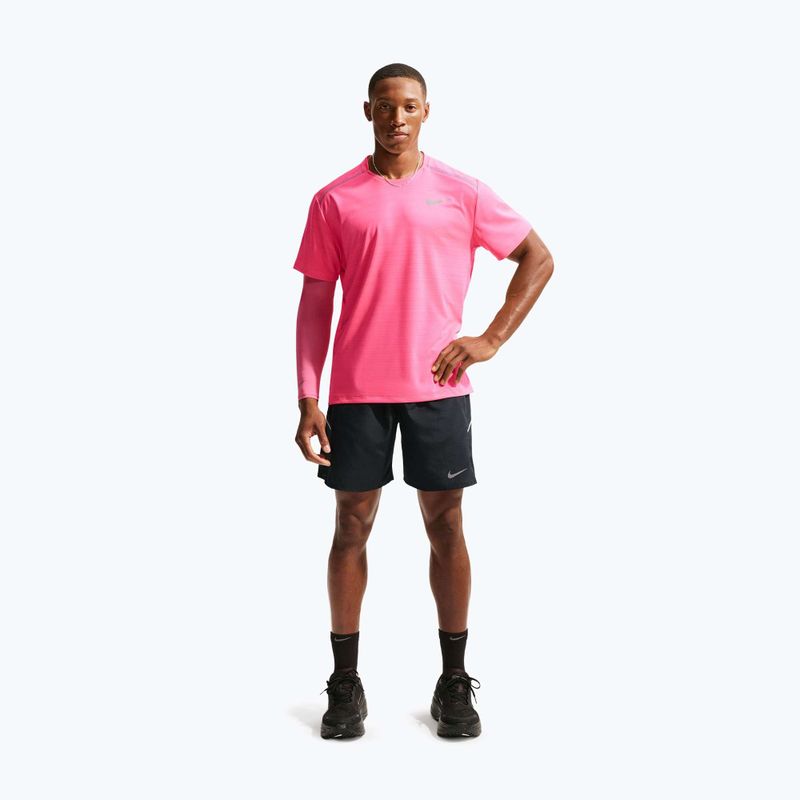 Férfi rövidnadrág Nike Miler Dri-Fit 7" black/black 2