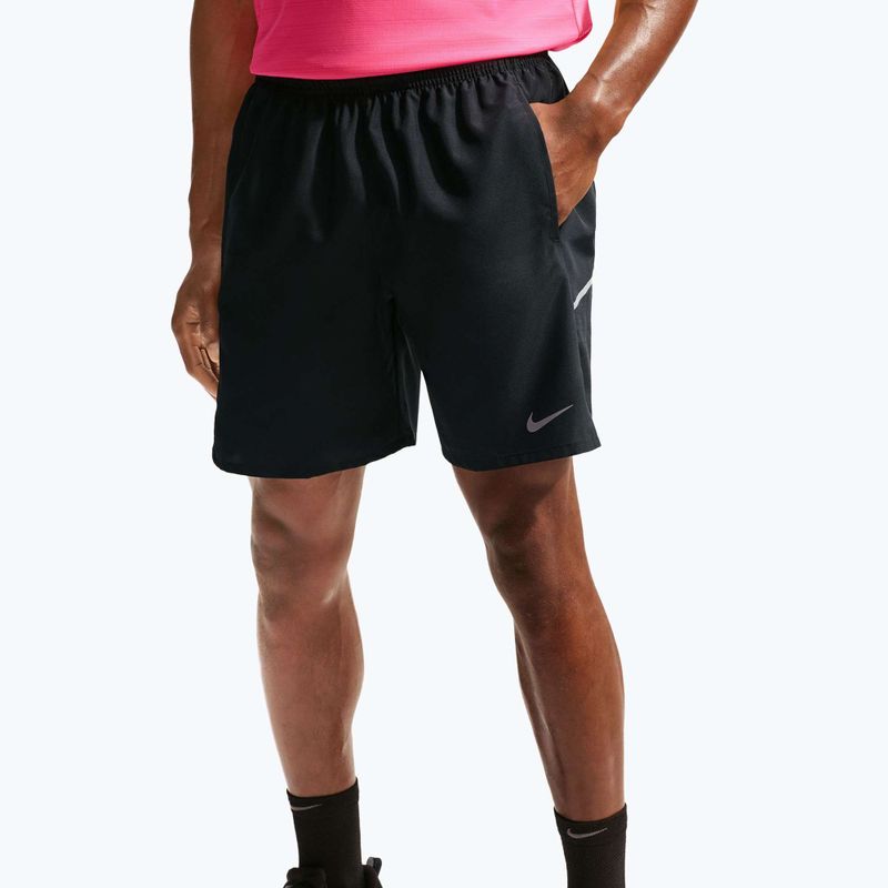 Férfi rövidnadrág Nike Miler Dri-Fit 7" black/black 4