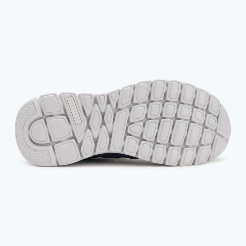 Férfi SKECHERS Burns Agoura tengerészkék/narancs cipő 4