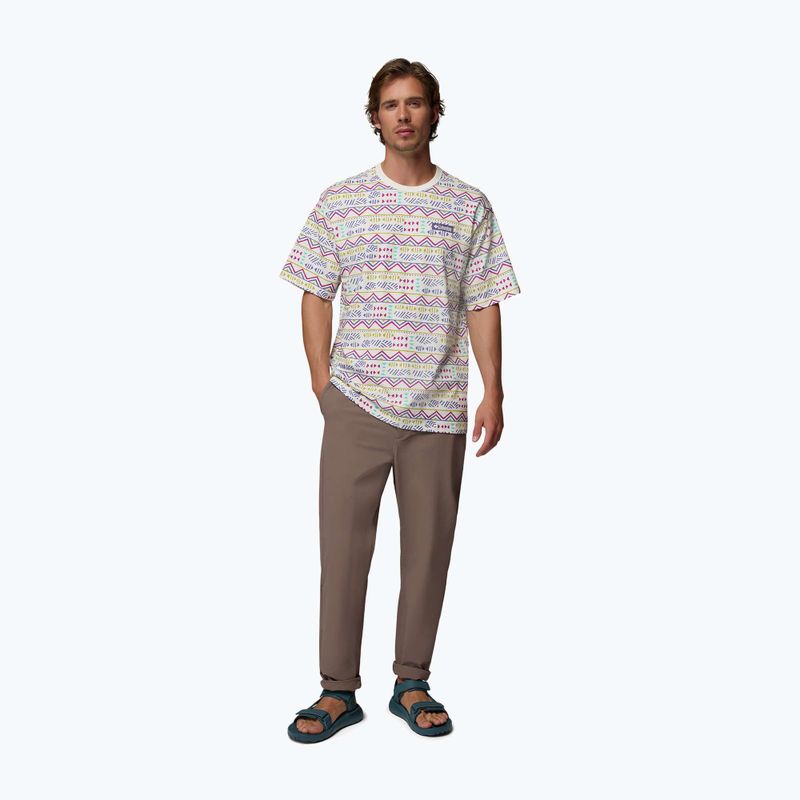Férfi póló Columbia CSC Heavyweight Printed Tee sea salt/horizons 2