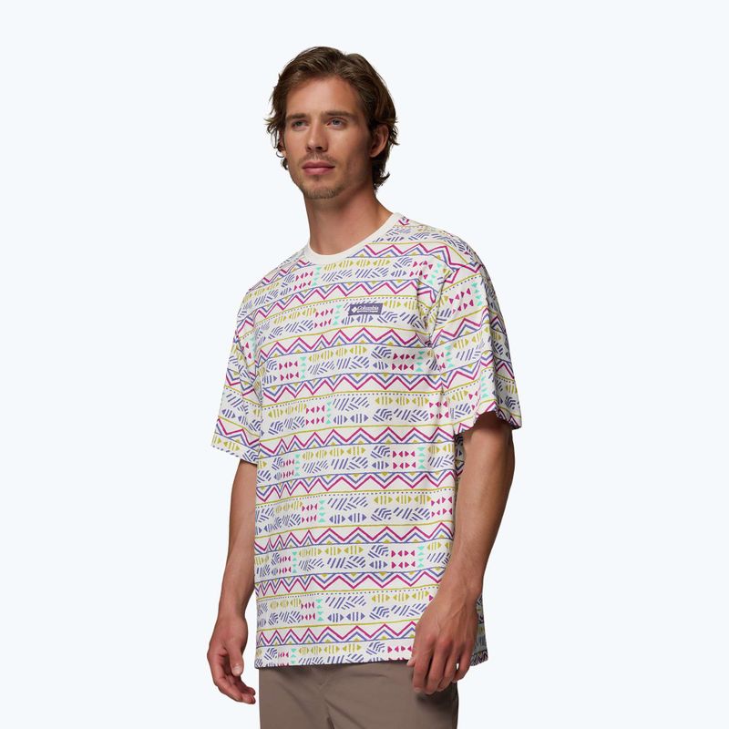 Férfi póló Columbia CSC Heavyweight Printed Tee sea salt/horizons 4
