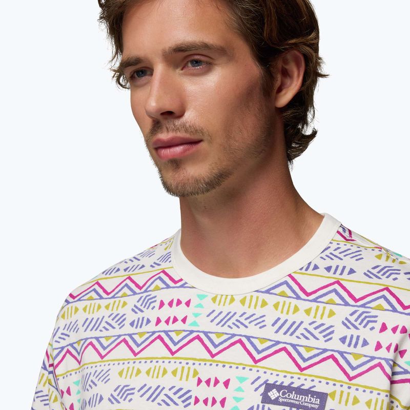 Férfi póló Columbia CSC Heavyweight Printed Tee sea salt/horizons 5