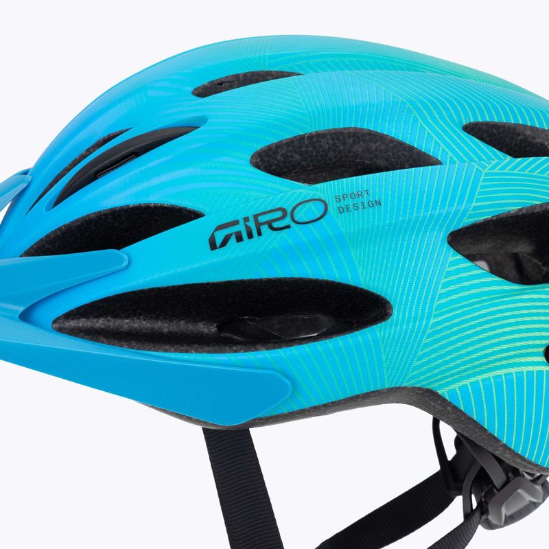 Gyerek kerékpáros sisak Giro Raze matte blue/green 7